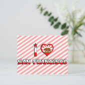 San Francisco, CA Briefkaart (Staand voorkant)