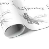 San Francisco, CA Cadeaupapier (Rol Hoek)