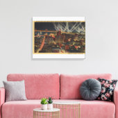 San Francisco, CA Canvas Afdruk (Insitu (Woonkamer))