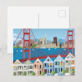 San Francisco, CA | De stad van de baai Briefkaart (Voorkant / Achterkant)