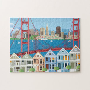 San Francisco, CA   De stad van de baai Legpuzzel