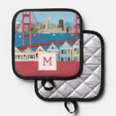 San Francisco, CA | De stad van de baai Pannenlap (Voorkant / Achterkant)