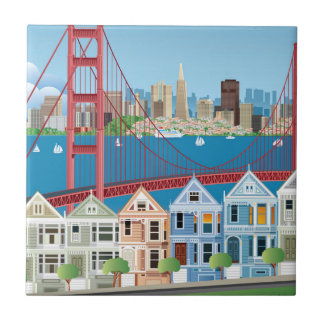 San Francisco, CA | De stad van de baai Tegeltje