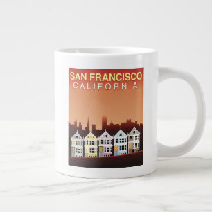 San Francisco, CA Gedekte dames Extra Grote Beker