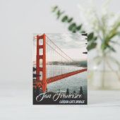 San Francisco, CA - Golden Gate Bridge Briefkaart (Staand voorkant)