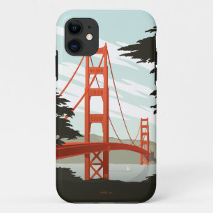 San Francisco, CA - Golden Gate Bridge iPhone 11 Hoesje