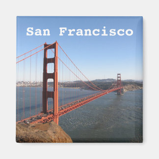 San Francisco CA, Golden Gate Bridge fridge magnet Magneet