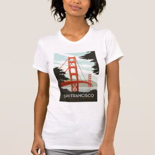 San Francisco, CA - Golden Gate Bridge T-shirt