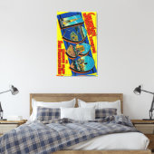 San Francisco, CA - Golden Gate Internat'l Canvas Afdruk (Insitu (Slaapkamer))