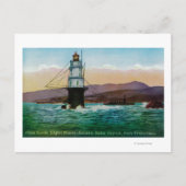San Francisco, CA Mile Rock Light House Briefkaart (Voorkant)