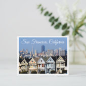 San Francisco CA Skyline Briefkaart - Verenigde St (Staand voorkant)