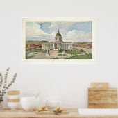 San Francisco, CA. Stadhuis (0286A) Poster (Keuken)