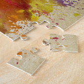 San Francisco, CA | Waterverf City Skyline Legpuzzel (Zijkant)