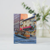 San Francisco Cable Car #5 Briefkaart (Staand voorkant)