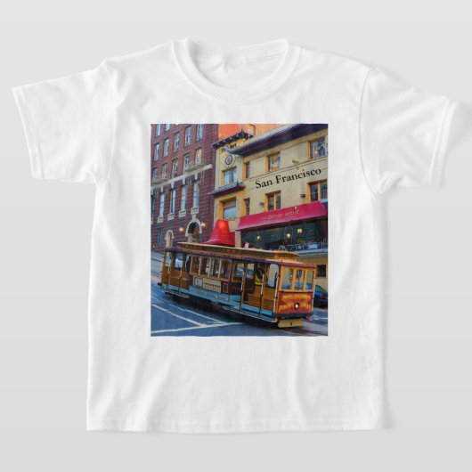 San Francisco Cable Car #5 T-shirt (Laagn)