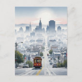 San Francisco Cable Car Briefkaart (Voorkant)