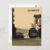 San Francisco Cable Car Briefkaart (Voorkant / Achterkant)