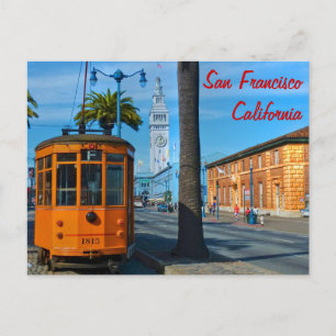 San Francisco Cable Car & Ferry Building Briefkaart