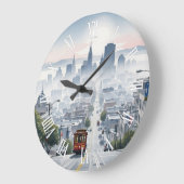 San Francisco Cable Car Grote Klok (Hoek)