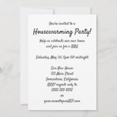  San Francisco Cable Car Housewarming Party Kaart (Achterkant)