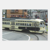 San Francisco Cable Car Inpakpapier Vel (Voorkant 3)