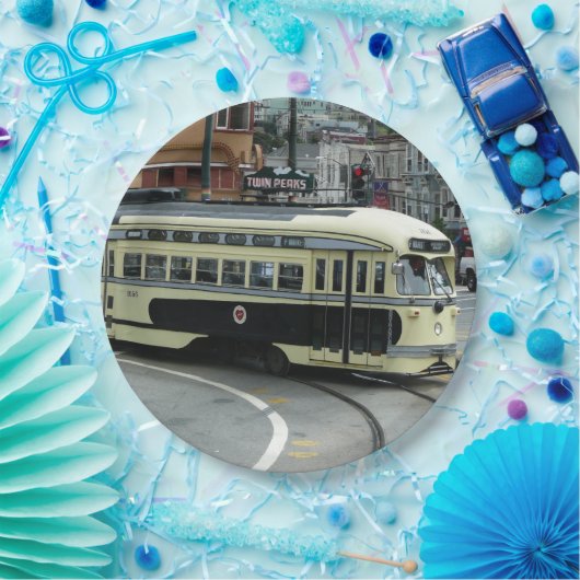 San Francisco Cable Car Papieren Bordje (Feest)