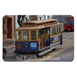 San Francisco Cable Car Premium Flexi Magnet Magneet