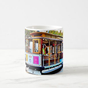 SAN FRANCISCO CABLE CAR SOUVENIR KOFFIEBEEKER KOFFIEMOK