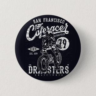 San Francisco Cafe Racer Motor California Ronde Button 5,7 Cm