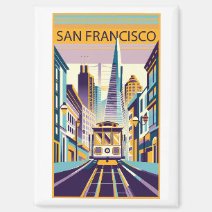 San Francisco California Art Deco Magneet