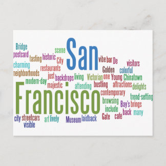 San Francisco California Briefkaart
