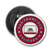 San Francisco California Button Flesopener (Voorkant)