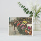  San Francisco California Flower Vendor Briefkaart (Staand voorkant)