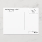  San Francisco California Flower Vendor Briefkaart (Achterkant)