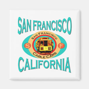 San Francisco California Gift Magneet