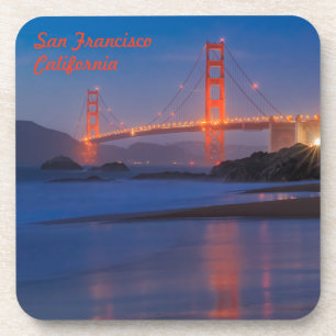 San Francisco California Golden Gate Bridge Bier Onderzetter
