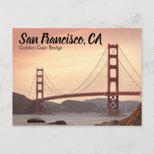San Francisco California Golden Gate Bridge Briefkaart