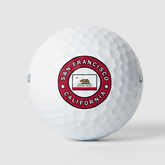 San Francisco California Golfballen (Voorkant)