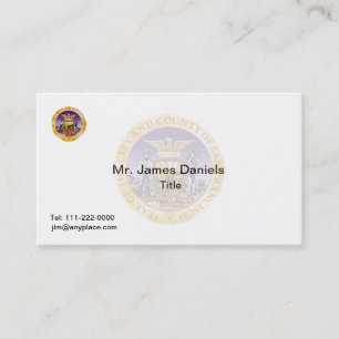 San Francisco California Great Seal Visitekaartje