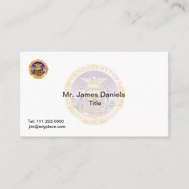 San Francisco California Great Seal Visitekaartje