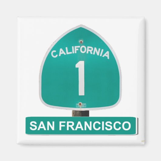 San Francisco California Highway 1 Magnet (Devant)
