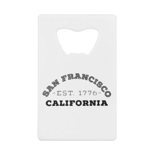 San Francisco California Kredietkaart Flessenopener
