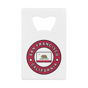 San Francisco California Kredietkaart Flessenopener