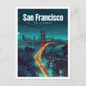 San Francisco California  kunst reizen Briefkaart (Voorkant)