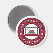 San Francisco California Magneet (Voorkant / Achterkant)