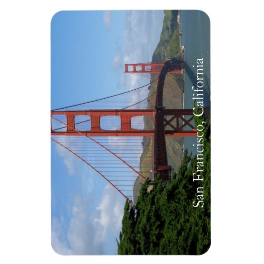 San Francisco California Premium Flexi Magnet Magneet (Verticaal)