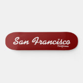 San Francisco, California Skateboard (Horizontaal)