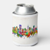 San Francisco California Skyline Blikjeskoeler (Blikje Voorkant)