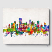 San Francisco California Skyline Gastenboek (Achterkant)