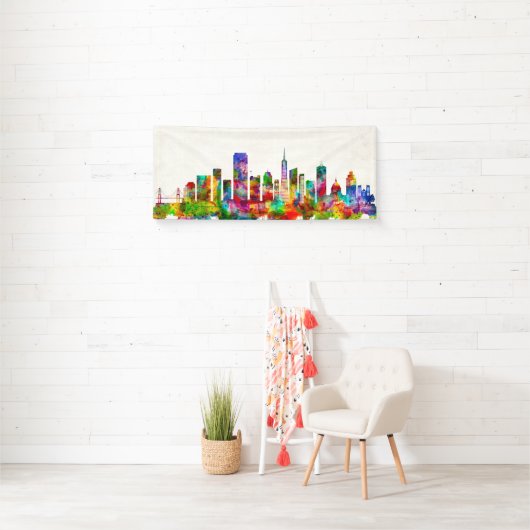 San Francisco California Skyline Spandoek (Insitu)